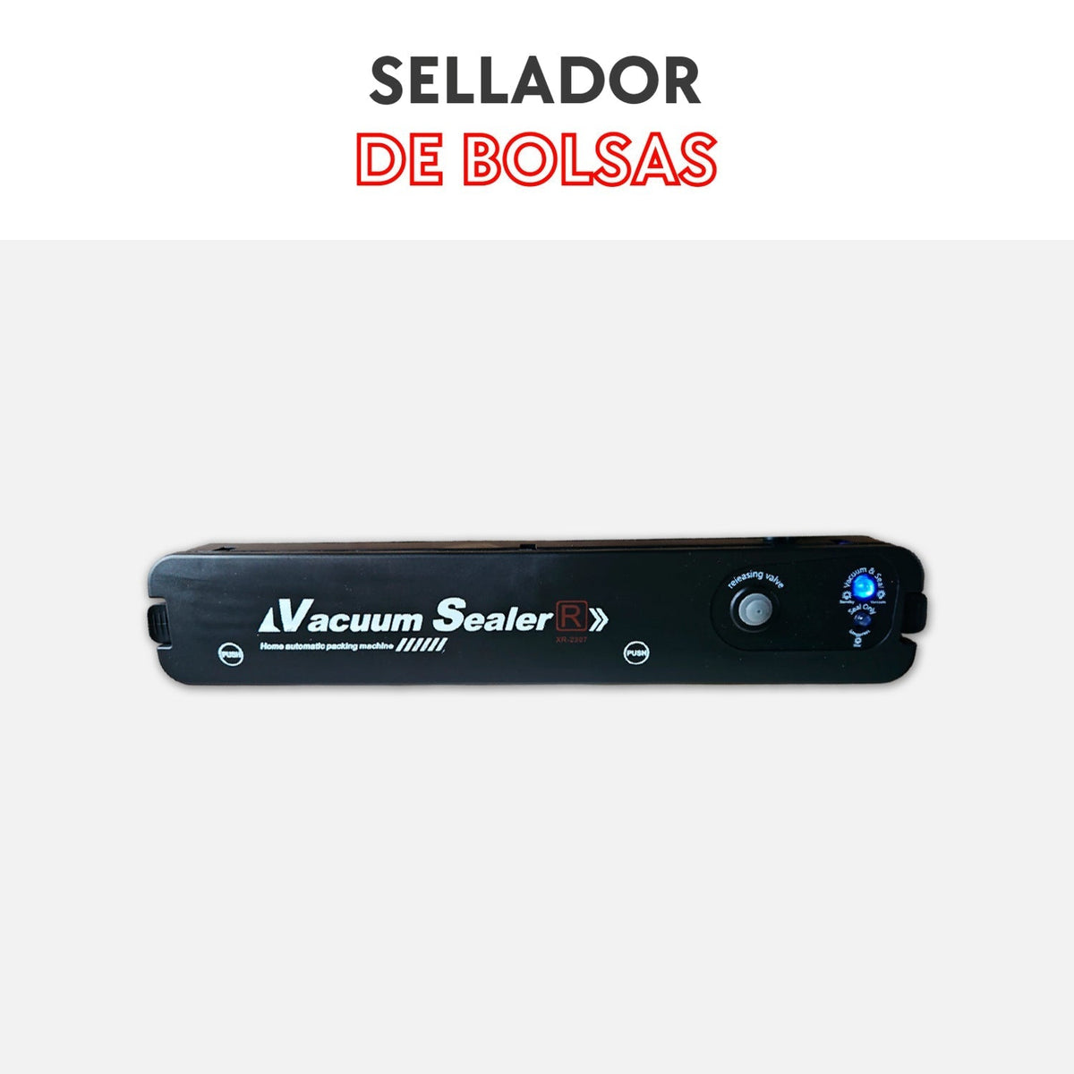 Vacum Sealer - Alimentos frescos durante más tiempo (+REGALLO 100 paquetes)