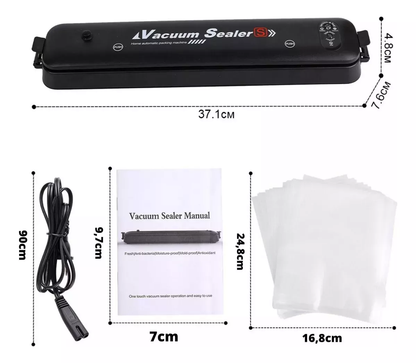 Vacum Sealer - Alimentos frescos durante más tiempo (+REGALLO 100 paquetes)